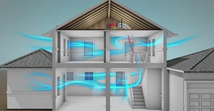 Air ventilation graphic image