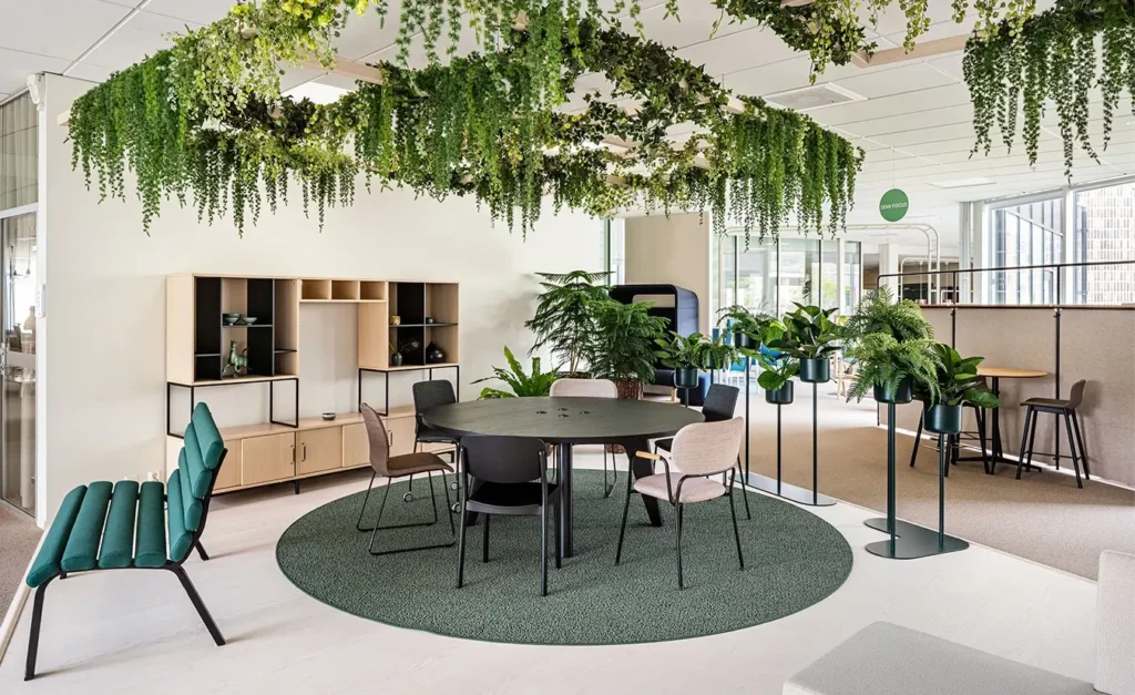 Vegetation in biophilic design 