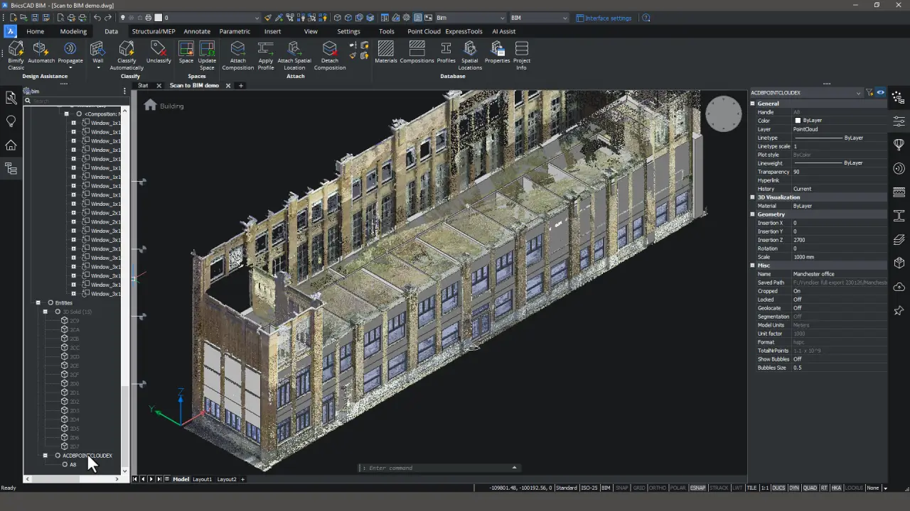 BricsCAD Interface Image